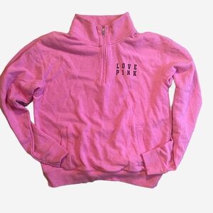 Victoria’s Secret Small Love Pink half zip